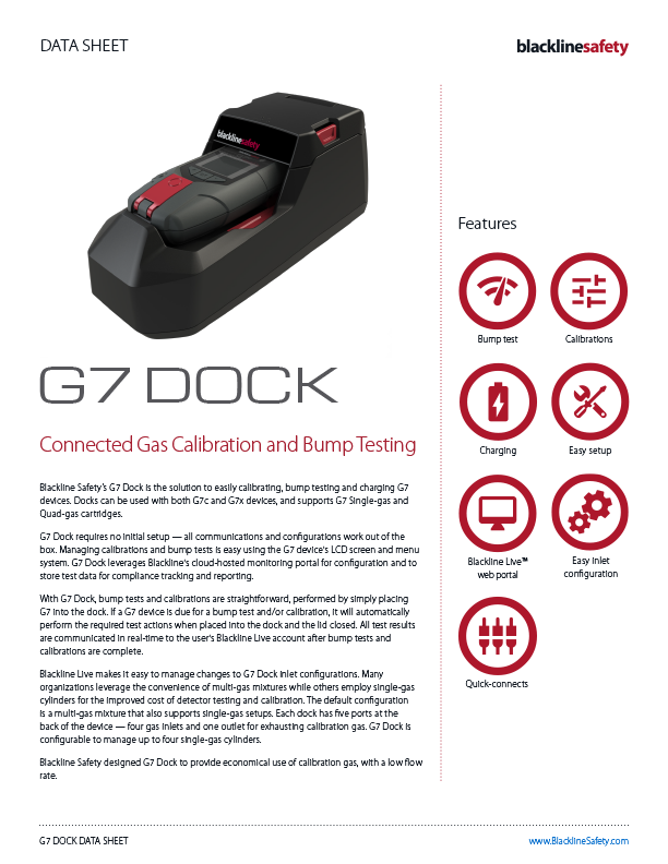 G7 Dock-Datenblatt