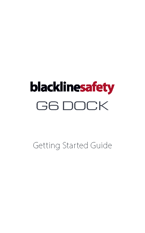 G6 Dock - Einführungshandbuch Deckblatt_Seite_01