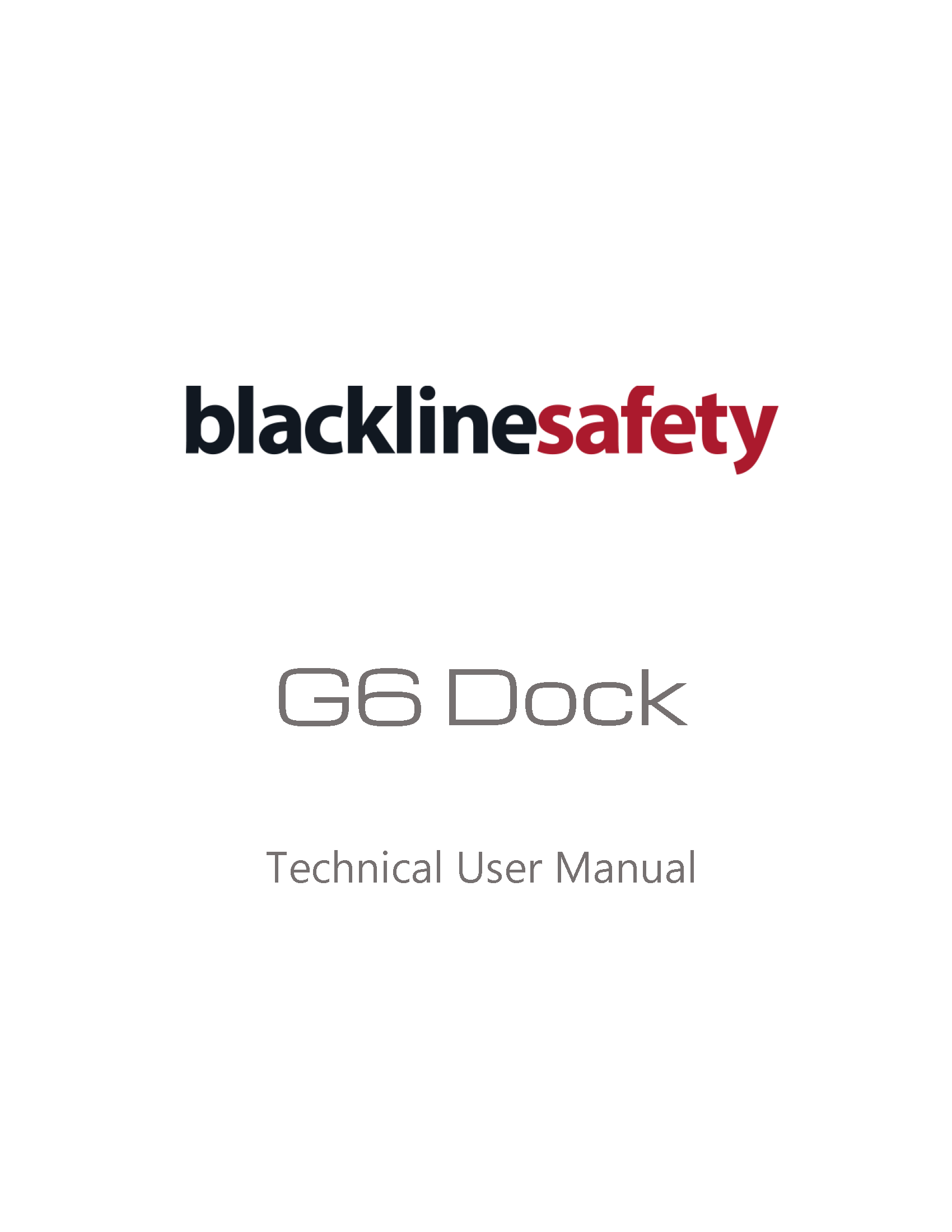 G6 Dock Technisches Benutzerhandbuch_R1 - DE Deckblatt